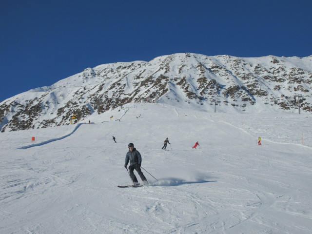 Ronald auf der Planseggabfahrt (19. Dez.)