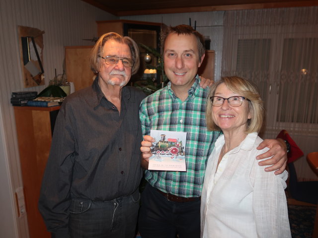 Papa, ich und Mama (24. Dez.)