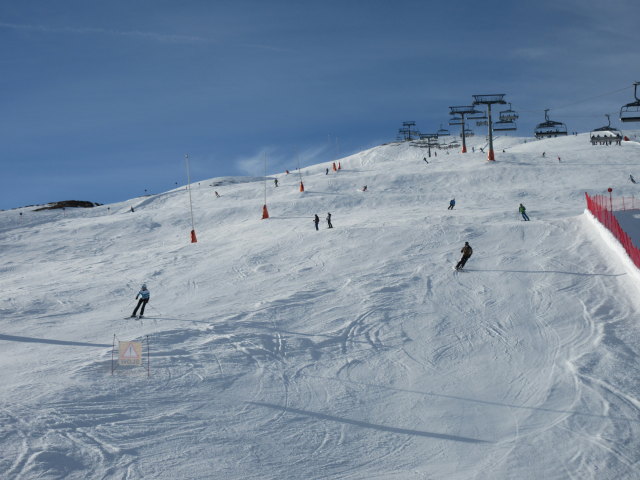 Sarah auf der Hartkaserabfahrt (2. Jän.)