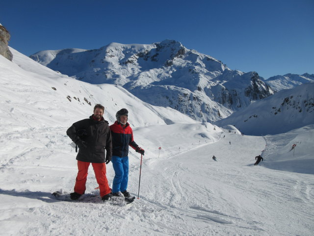 Markus und ich auf der Muggengrat-Täli-Piste (15. Jän.)