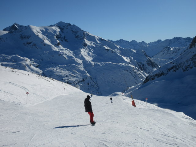 Markus auf der Mähderpiste (16. Jän.)