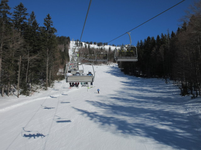 Latschenalmpiste von der Latschenalmbahn aus