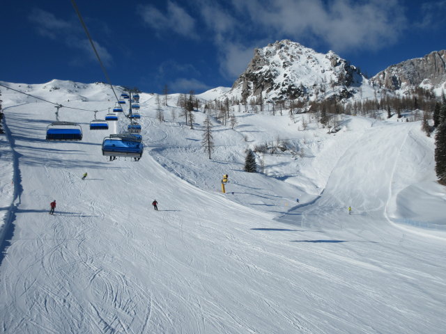 Sattel-Abfahrt von der Rudnigsattel-Bahn aus