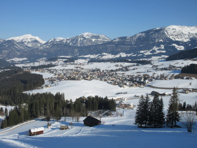 Abtenau von der FIS-Abfahrt aus