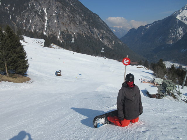 Markus auf der Piste 'Gulmabahn Berg - Eggen'
