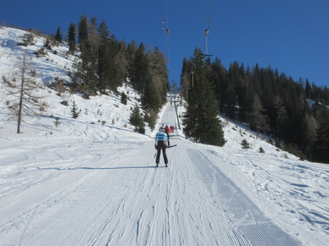 Sarah im Grubhörndllift