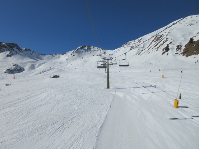 Piste Sella Brunech von der Sesselbahn Sella Brunech aus (22. März)