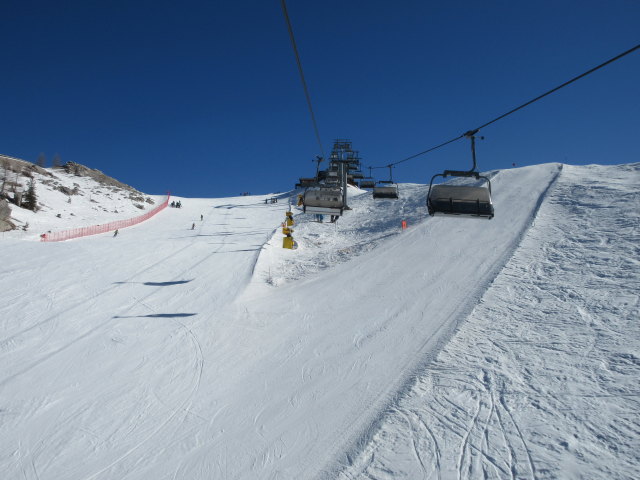 Piste 5 Torri von der Sesselbahn 5 Torri aus (23. März)
