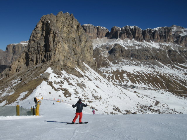 Markus auf der Piste Belvedere II (24. März)