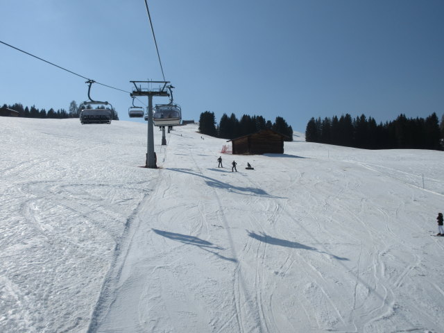 Piste Floralpina von der Sesselbahn Floralpina aus (25. März)