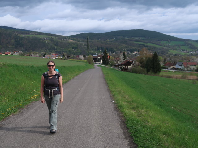 Sabine zwischen Gloggnitz und Raachberg