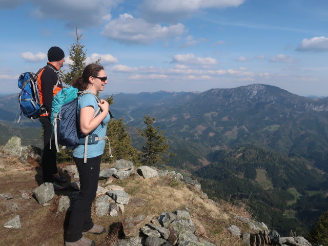 Frank und Sabine zwischen Rennfeld und Gabraungraben