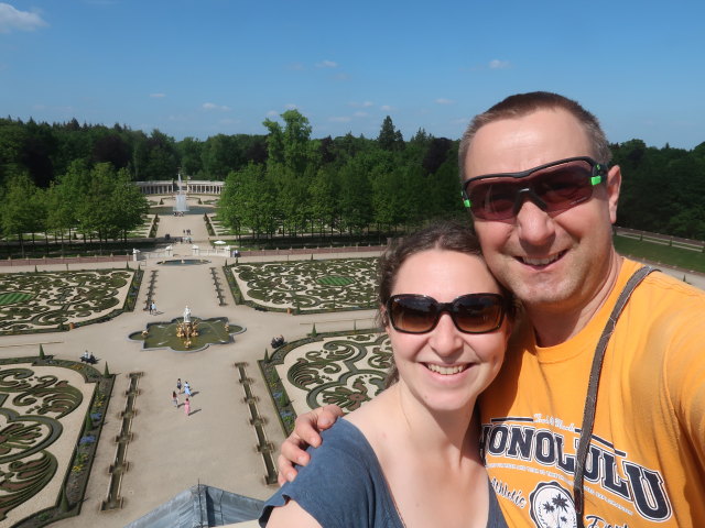 Sabine und ich im Paleis Het Loo in Apeldoorn (14. Mai)