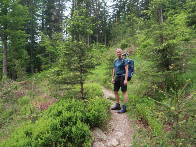 Frank zwischen Huberalm und Mödlinger Hütte (3. Juni)