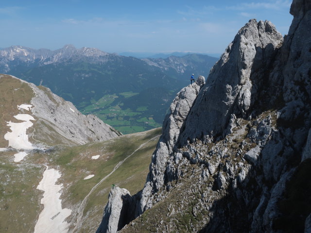 vom Kalbling-Nordwestgrat Richtung Norden (5. Juni)