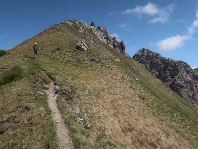 Frank zwischen Riffel und Kreuzkogel (5. Juni)