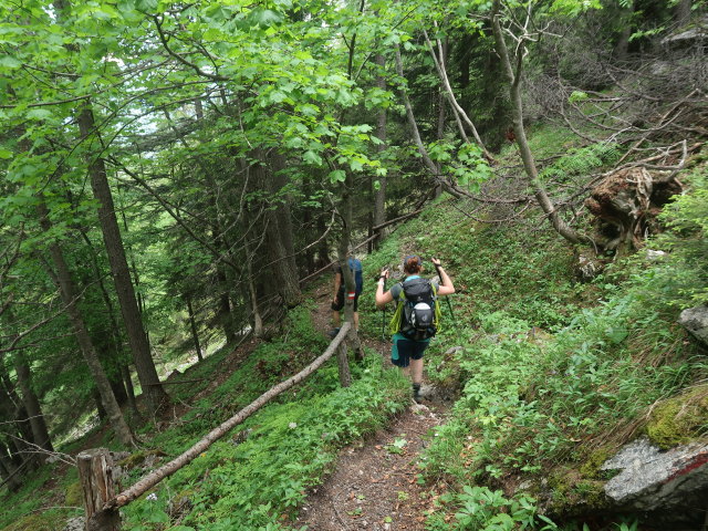 Frank und Romana im Kematengraben (5. Juni)