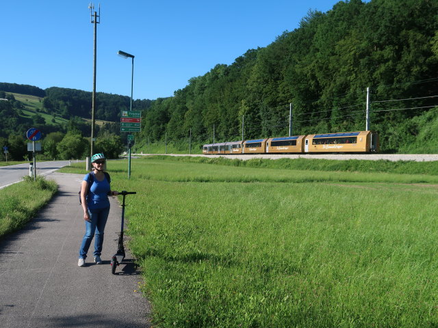 Sabine zwischen Warth und Steinklamm