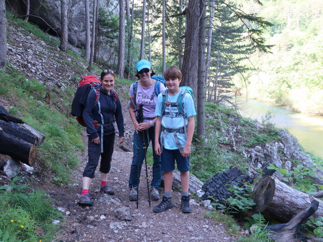 Katrin, Kerstin und Tim