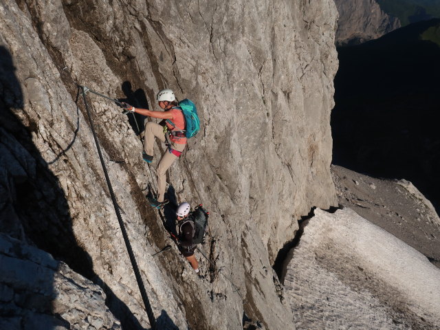 Klettersteig 'Weg der 26er': Larissa und Christoph (26. Juni)