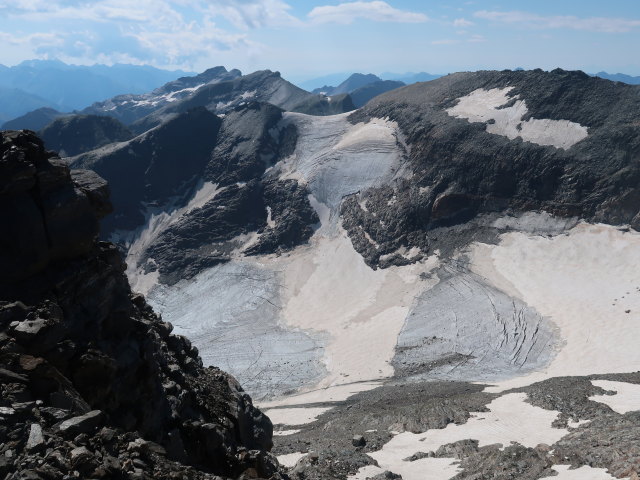 Schlapperebenkees von der Baumbachspitze aus (3. Juli)