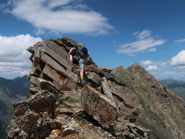 Christian zwischen Herzog-Ernst-Spitze und Neunerkogel (3. Juli)