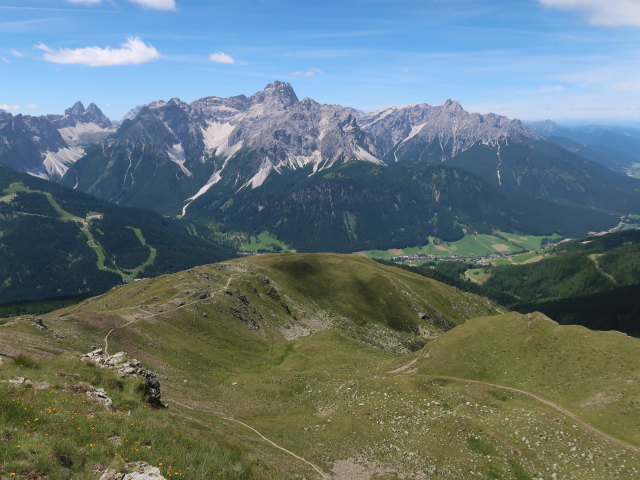 Sextener Dolomiten vom Hornischegg aus (9. Juli)
