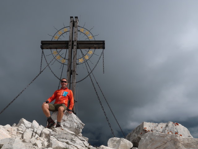 Ich auf der Großen Kinigat, 2.689 m (10. Juli)