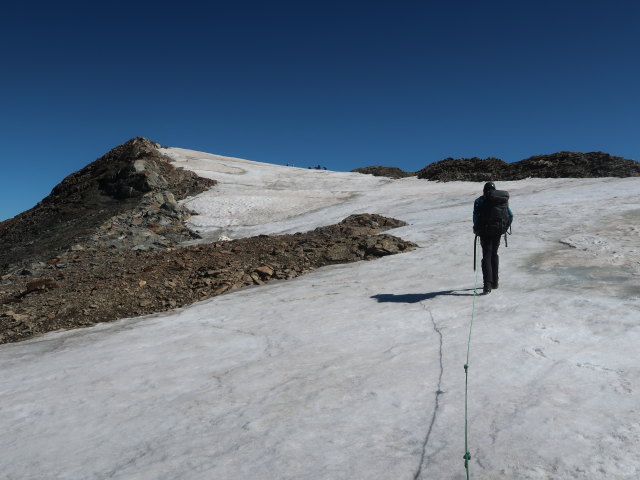 Ronald zwischen Hohem Eis und Sonklarspitze (17. Juli)