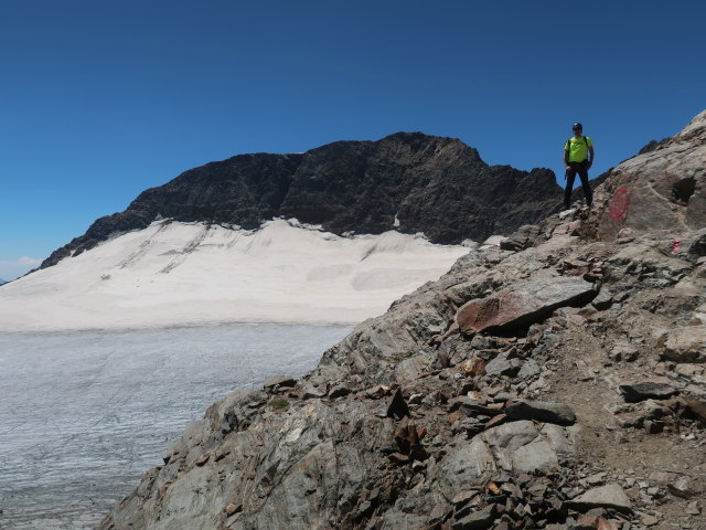 Ronald zwischen Übeltalferner und Wildem Pfaff (17. Juli)