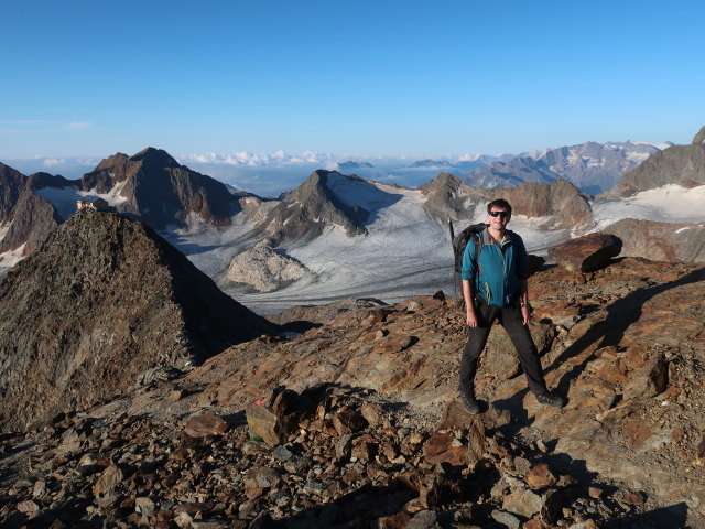 Ronald zwischen Becher und Signalgipfel (18. Juli)