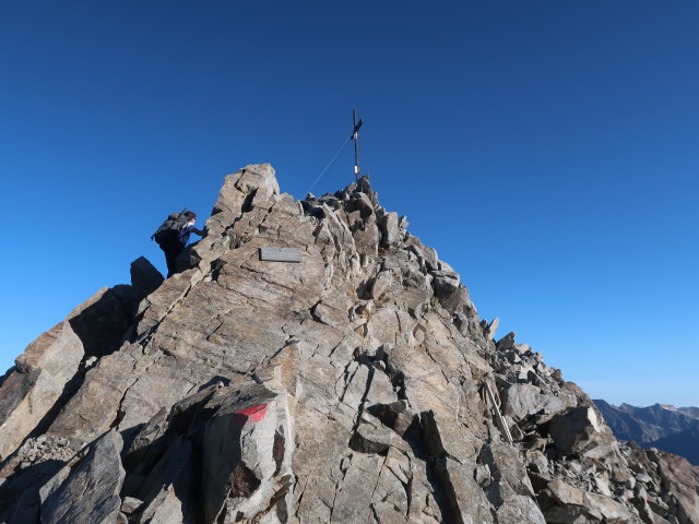 Ronald und ich am Wilden Freiger, 3.418 m (18. Juli)