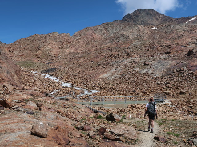 Ronald zwischen Vogelhütte und Gamsberggraben (18. Juli)