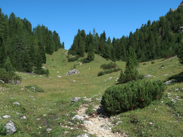 Dolomitenhöhenweg zwischen Plätzwiese und Dürrensteinalm