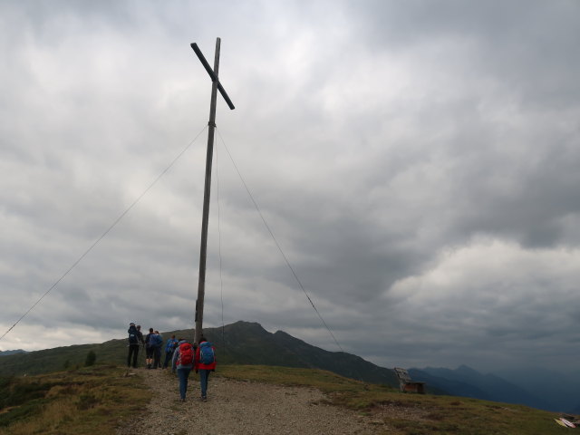Felix, Florian, Karin, Katja Lin, Tim, Katrin und Kerstin am Hochstein, 2.057 m