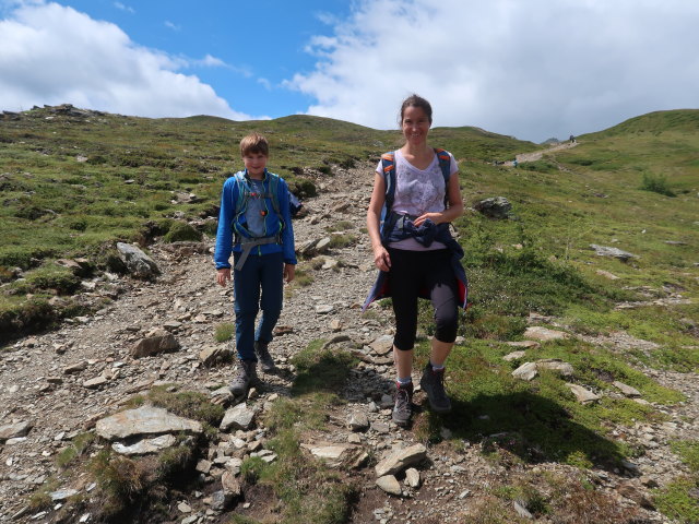 Tim und Karin zwischen Böses Weibele und Hochstein