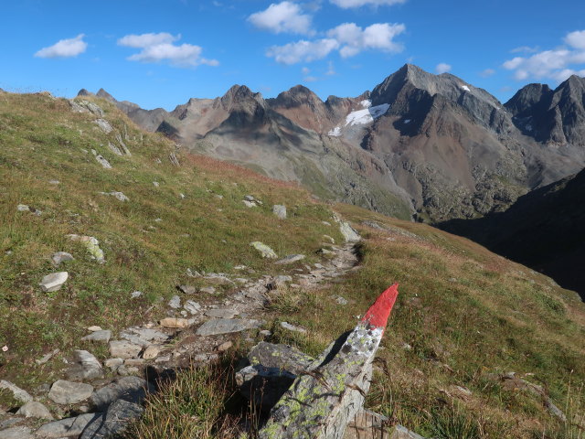 Wiener Höhenweg zwischen Kesselkeessattel und Gössnitzbach (14. Aug.)
