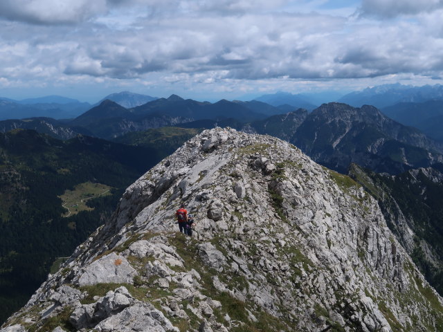 Thomas und Birgit zwischen Creta di Pricot und Sella della Pridola