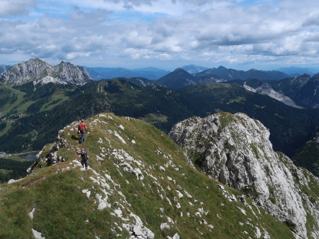 Thomas und Birgit zwischen Creta di Pricot und Sella della Pridola