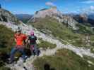Via Ferrata Enrico Contin: Thomas und Birgit in der Forcella Contin