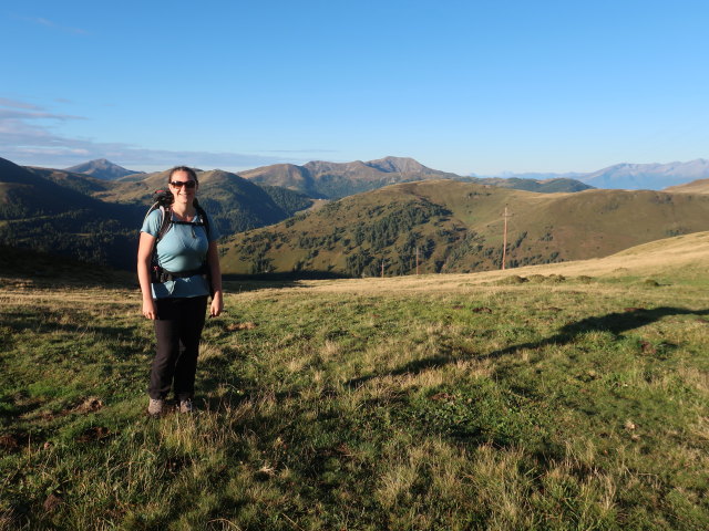 Sabine in der Klölingscharte, 2.116 m (4. Sep.)