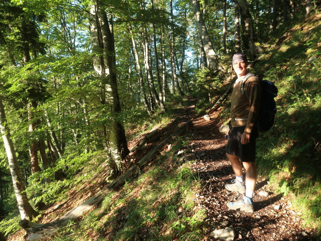 Frank zwischen Loibltunnel und Planina Preval