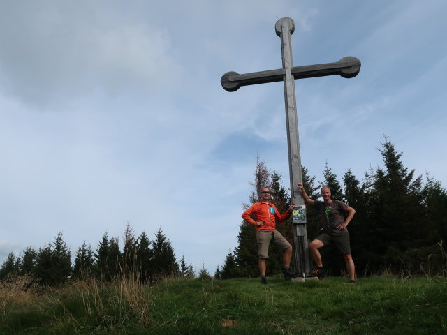 Ich und Frank am Osser, 1.548 m