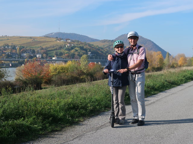 Sabine und ich auf der Donauinsel