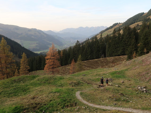 zwischen Oberkaseralm und Kelchalm Berghaus (29. Okt.)