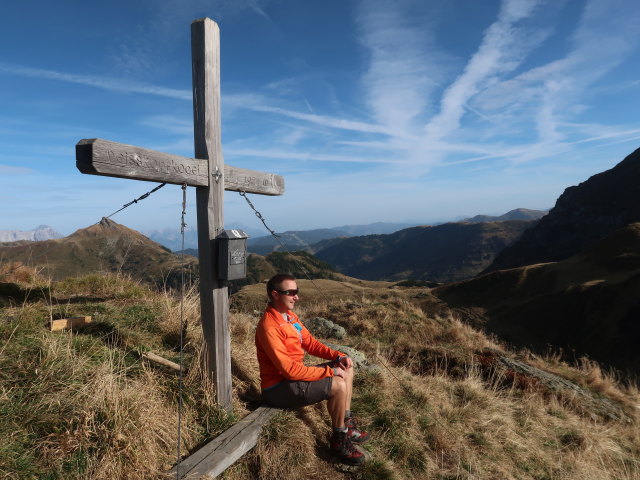 Ich am Weißkopfkogel, 1.970 m (30. Okt.)