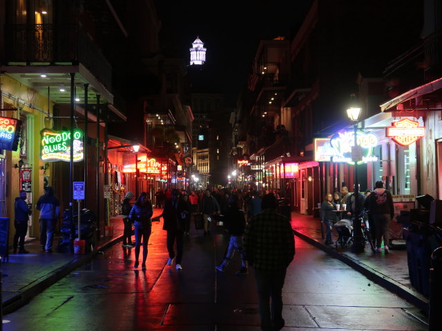 Bourbon Street in New Orleans (19. Nov.)