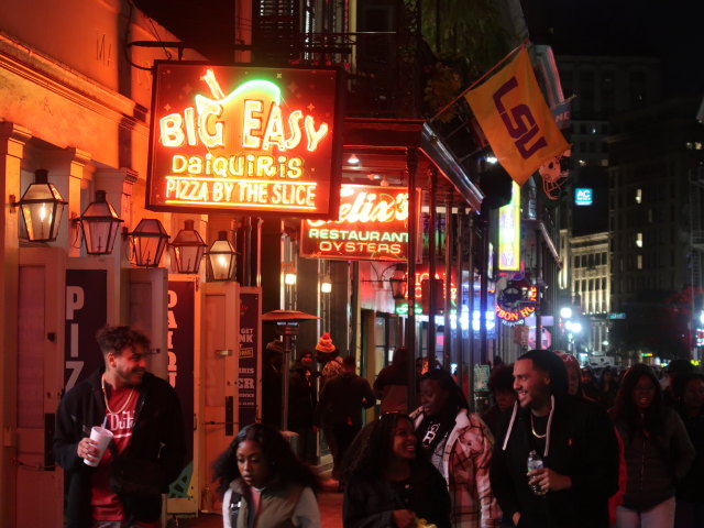 Bourbon Street in New Orleans (19. Nov.)