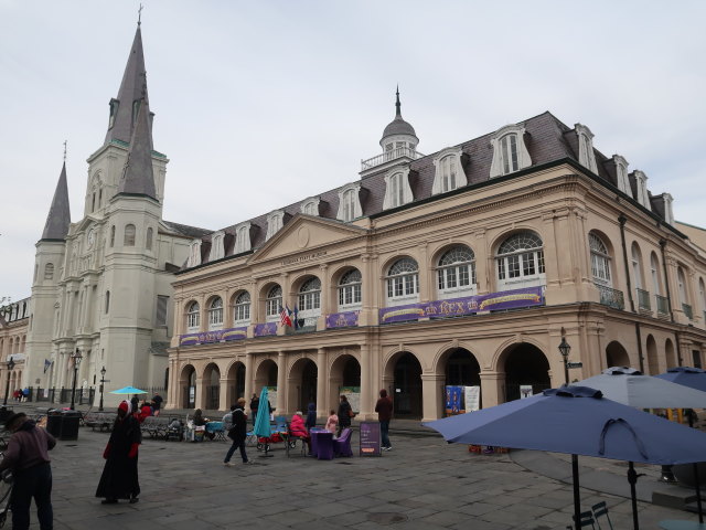 St. Louis Cathedral und Luisiana State Museum in New Orleans (20. Nov.)
