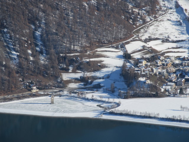 Reschensee und Graun
